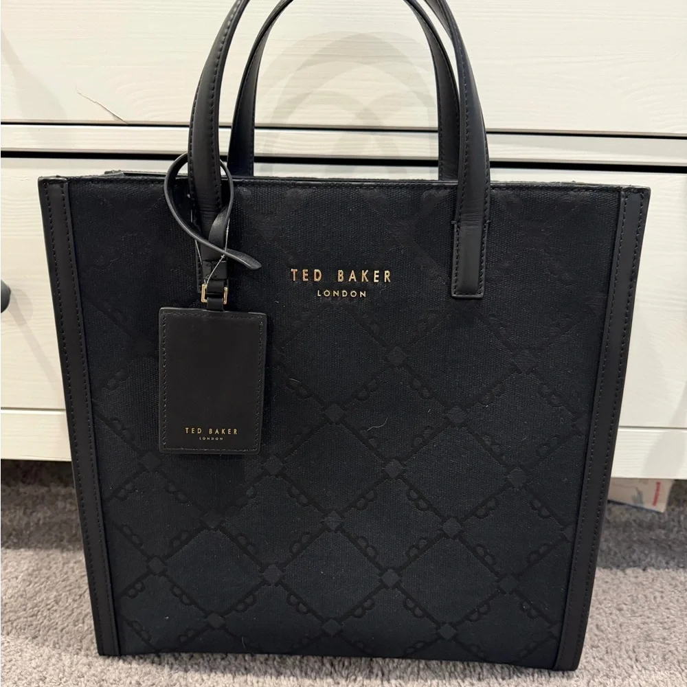 Ted Baker Black Structured Tote - Picture 3 of 8